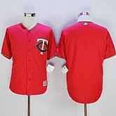 Minnesota Twins Blank Red New Cool Base Stitched Baseball Jersey,baseball caps,new era cap wholesale,wholesale hats